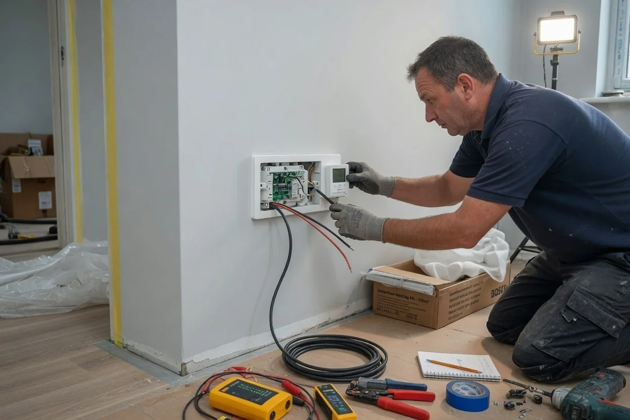 Ensuite thermostat commissioning